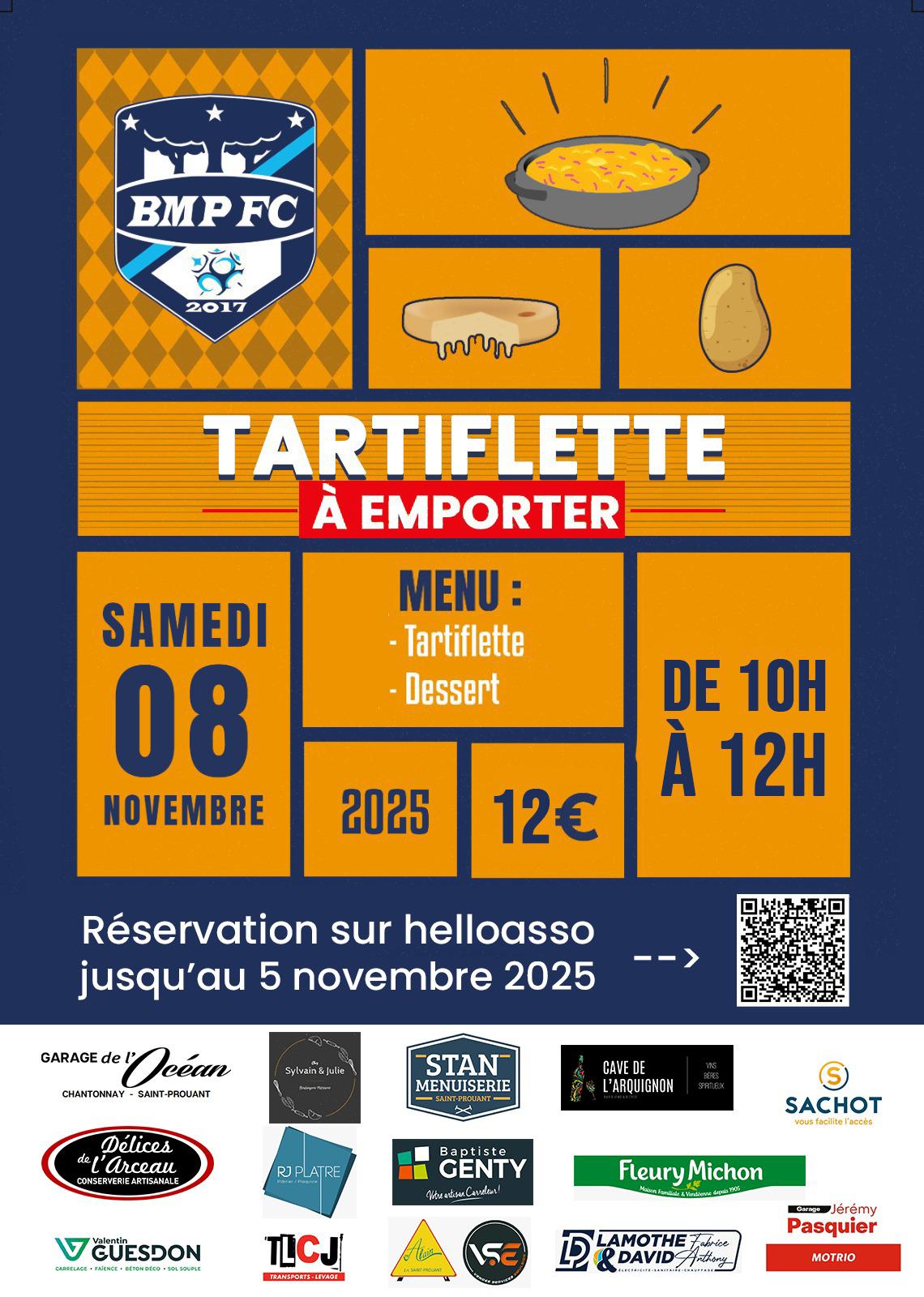 TARTIFLETTE DU CLUB A EMPORTER